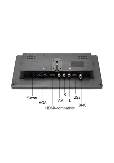 Audiomax 10 İnc Led Monitör Hdmı Usb Vga Av Bnc Destekli