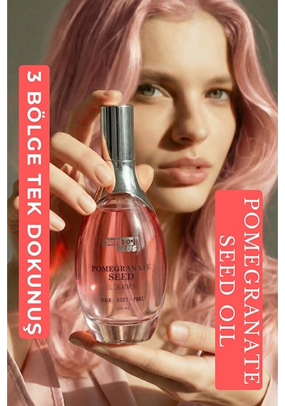 Softto Plus Nar Cilde Parlaklık Ve Canlılık Kazandıran Saç Yüz Ve Vücut Yağı 120 Ml
