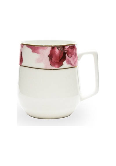Evaliza Pembe Çiçek Mug 350 Ml