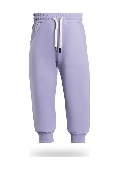 Heyadventure Kız Çocuk Jogger Eşofman Altı Cepli Paçası Kaşkorseli Lila Lila
