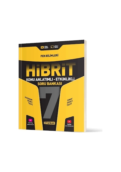 Hız Yayınları 7. Sınıf Fen Bilimleri Konu Anlatımlı Etkinlikli Hibrit Soru Bankası