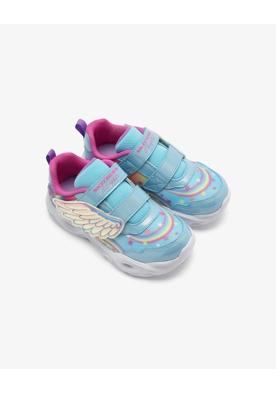 Skechers Twisty Glow Küçük Kız Çocuk Mavi Spor Ayakkabı 303718n Tqmt Mavi