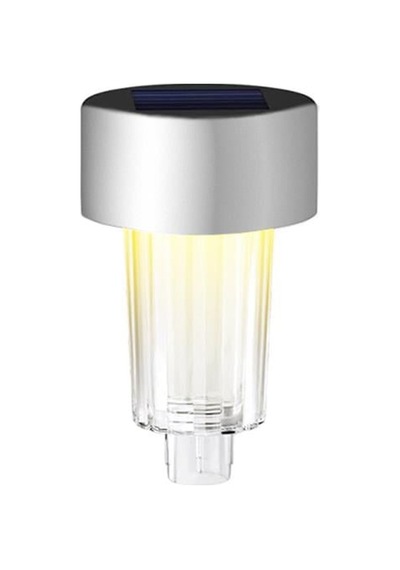Pm-26961 Metal Gövdeli Dc 5v Gün Işığı Solar Balkon-havuz-bahçe Lambası 6'lı Paket