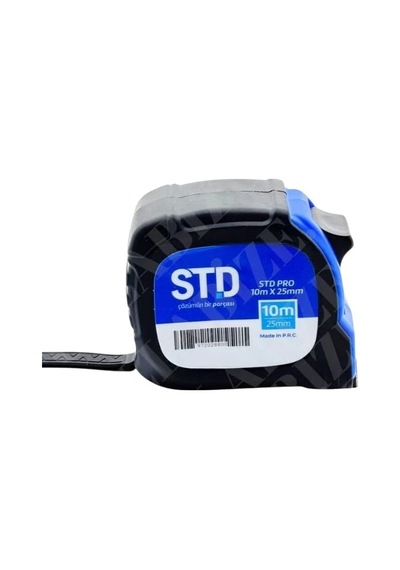 Std Pro Şerit Metre, 10m Uzunluk, 25mm Genişlik, Pratik Ve Dayanıklı Tasarım, İnşaat Ve Tadilat İçin Diğer
