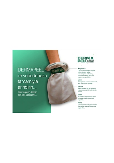 Dermapeel Doğal Ipek Banyo Kesesi