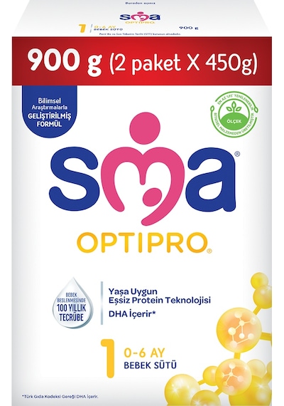 Sma Optipro 1 Probiyotik Bebek Sütü 900 G Sma Optipro 1 Probiyotik Bebek Sütü 900 G
