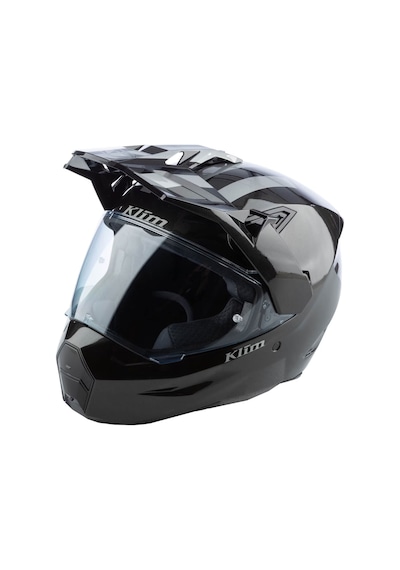 Klim X1 Alpha Carbon Patroit Korumalı Adv Kask Metalik Siyah