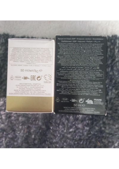 Avon Rare Onyx Kadın Parfüm Edp 50 Ml. Ve Avon Today Kadın Parfüm Edp 50 Gül Ağacı - Hanımeli