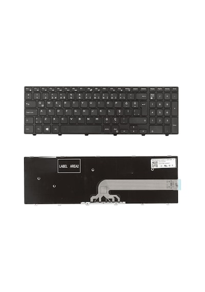 Dell İnspiron 3558, 15-3558 Notebook Klavyesi - Tuş Takımı / Siyah - Tr