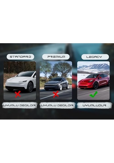 Ayrex 4'lü Set T Parts Tesla Model Y 19'' V2 Uberturbin Jant Kapağı