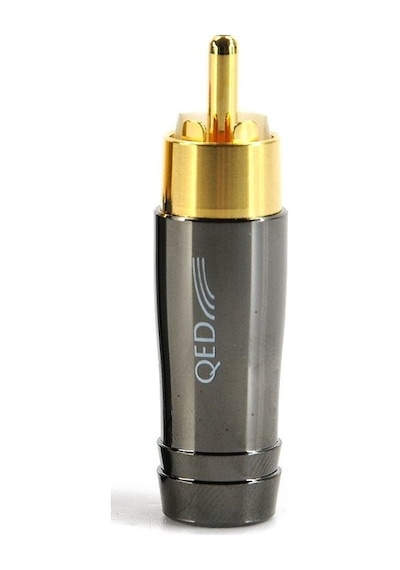 Qed Qe-6122/Qe-6120 Rca Uç Kırmızı/Siyah 2 Adet ı