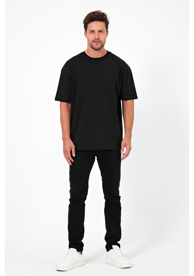 Urbantrendstore Unisex Sade Basic Yazlık Beyaz Siyah Tshirt Oversize Fit Rahat Geniş Salaş T-shirt Günlük Tişört Sağlam Yırtılmaz Ter Emici Cotton Siyah Urbantrendstore Unisex Sade Basic Yazlık Beyaz Siyah Tshirt Oversize Fit Rahat Geniş Salaş T-shirt Günlük Tişört Sağlam Yırtılmaz Ter Emici Cotton Siyah