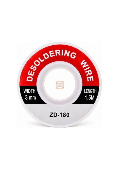 Lehim Temizleme Teli 3mm Zd-180 1.5 Metre Lehim Sökme Wick Teli