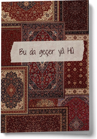Sufi Serisi 2 Bu Da Geçer Yâ Hû A6 Çizgili Mini Defter Not Defteri Çok Renkli