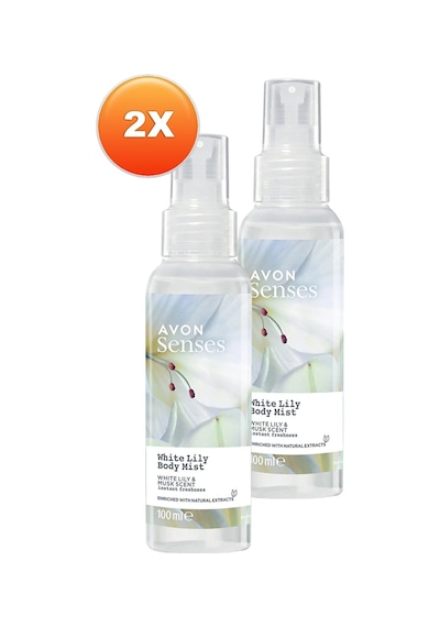 Avon Senses Beyaz Zambak Vücut Spreyi 2 x 100 ML Avon Senses Beyaz Zambak Vücut Spreyi 2 x 100 ML