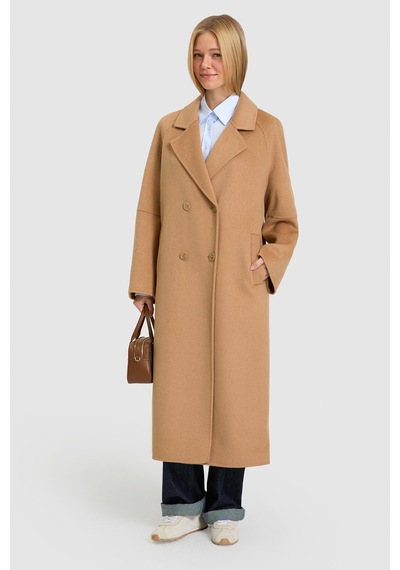 U.S. Polo Assn. Kadın Camel Kaşe Kaban 50326289-vr015