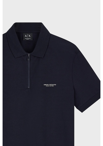 Armani Exchange Logolu Pamuklu Yarım Fermuarlı Polo Erkek Polo Xm003422 Af26650 Ub101 Lacivert Armani Exchange Logolu Pamuklu Yarım Fermuarlı Polo Erkek Polo Xm003422 Af26650 Ub101 Lacivert