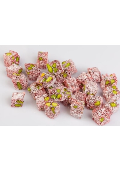 Balşeker Çifte Kavrulmuş Nar Aromalı Antep Fıstıklı Mini Lokum 3 KG