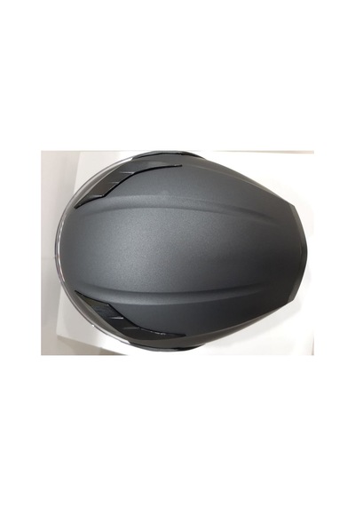 Mat Siyah Jk 902 Çene Pedli Güneş Vizörlü Çeneden Açılır Kask Gri