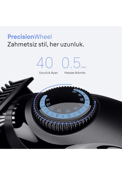 Braun Sakal Düzeltici Series 3, +3 Aksesuar, 40 Uzunluk, Keskin Bıçak, Bt3520