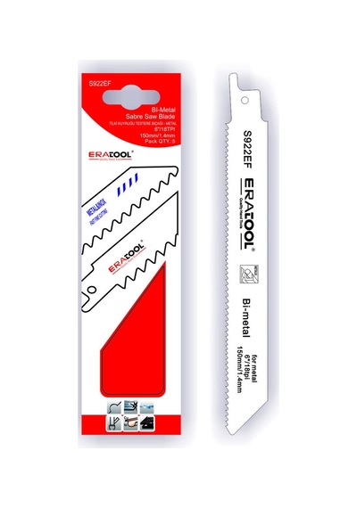 Eratool S922EF ERA51805 Metal Tilki Kuyruğu Testere Ağzı Bıçağı 5'li
