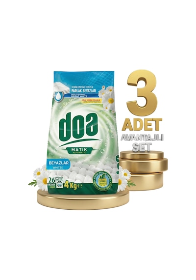 Doa Matik Deterjan Beyazlar 3x4 Kg