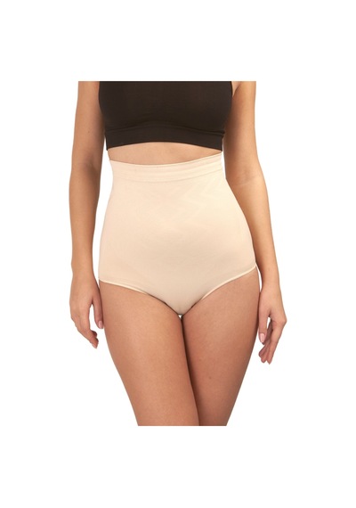 New Lilla 002 Yüksek Slikon Bel Tutucu Toparlayıcı Slip Korse Ten Rengi