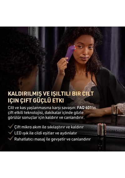 401 Çift Mikroakım Yüz Kaldırma Ve Masaj Cihazı - Kırmızı Ve Mavi Işık Yüz Masaj Aleti - Sıkılaştırma, To 401 Çift Mikroakım Yüz Kaldırma Ve Masaj Cihazı - Kırmızı Ve Mavi Işık Yüz Masaj Aleti - Sıkılaştırma, To