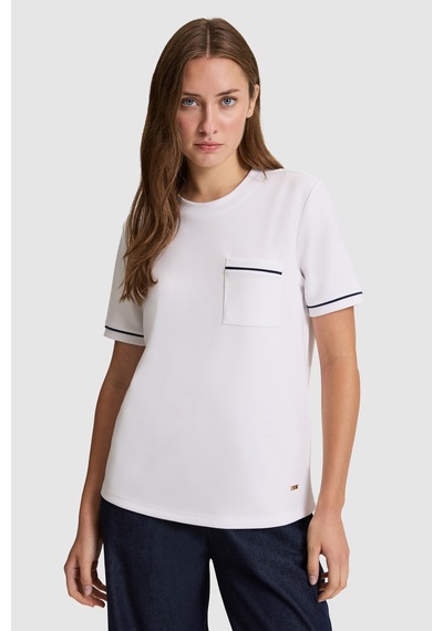 U.S. Polo Assn. U.s. Polo Assn. Kadın Beyaz Tişört Basic 50323552-vr013