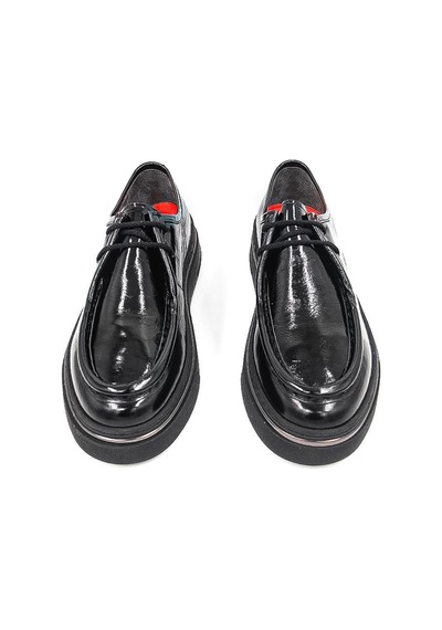 Lucıano Bellini C26927 Erkek Casual Ayakkabı - Siyah Rugan Siyah Rugan