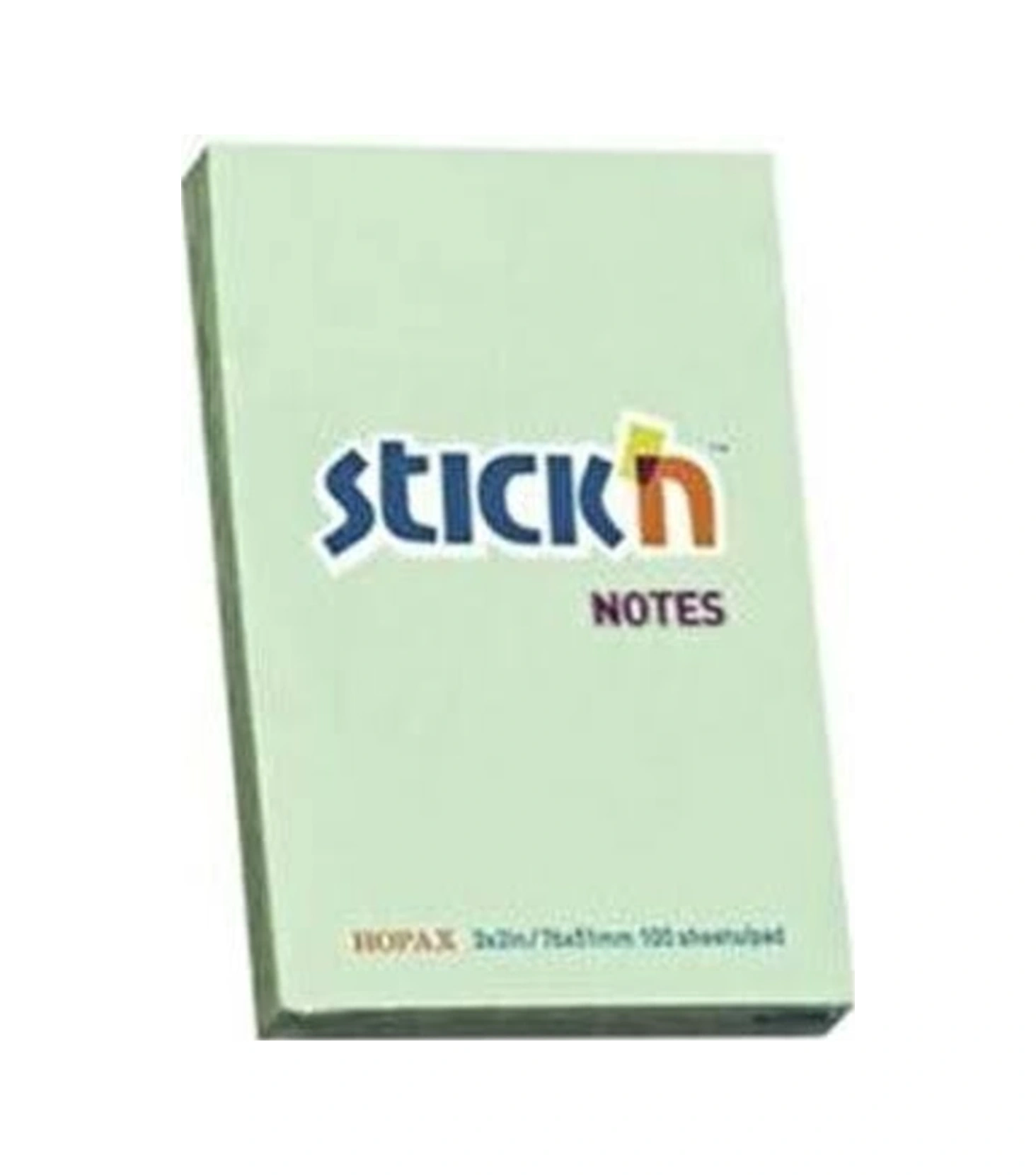 Adet Stickn Notes 100yp 76x51 Patel Yeşil