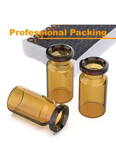 Borox Cam Vial 22 Ml - Amber - Vida Boyun Nd20 - 100 Adet/paket
