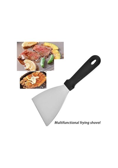 3b Trend Ergonomik Kaymaz Sap Geniş Ağızlı Mutfak Spatulası 8 Cm Siyah