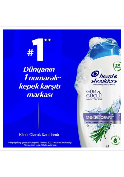 Gür Ve Güçlü Saçlar Kepeğe Karşı Etkili Şampuan 330ml