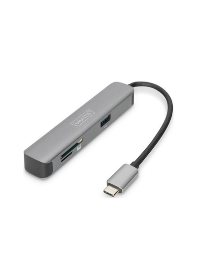 Digitus Da-70891 Usb Type C To Hdmı 2x Usb Sd Microsd Docking Station