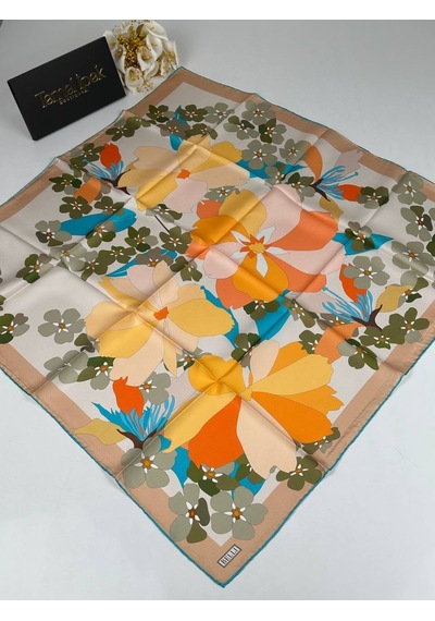 Belli Saf Twill İpek Eşarp 4011d - 83