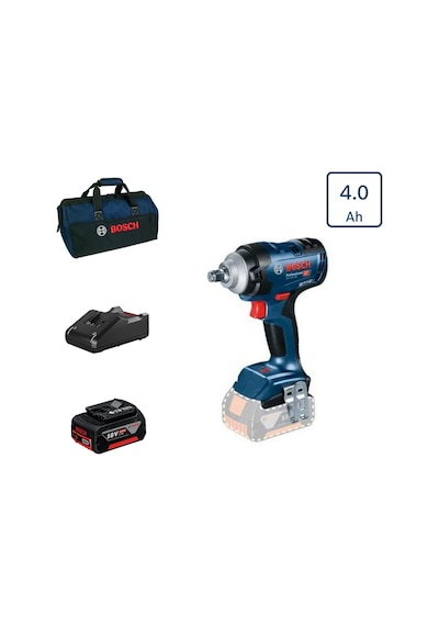 Bosch Gds 18v-400 Tek Akülü Darbeli Somun Sıkma 4 Amper Bez Çantalı