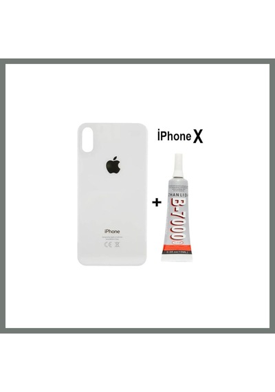 Bezos iPhone X Arka Pil Kapağı Ve Yapıştırıcı Hediye Be Mmbz Çok Renkli