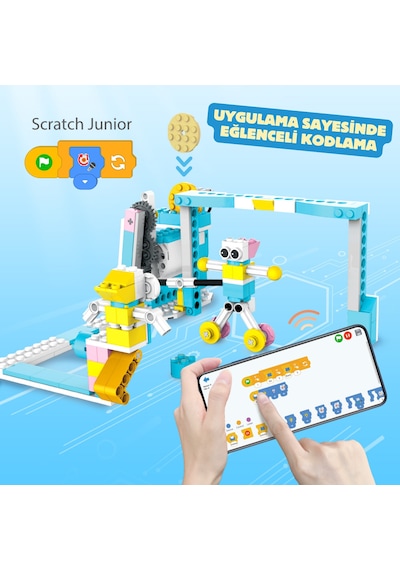 Makerzoid Smart Robot Premium 400 Parça 200+ Model Robot Kodlama Seti 6+ Yaş