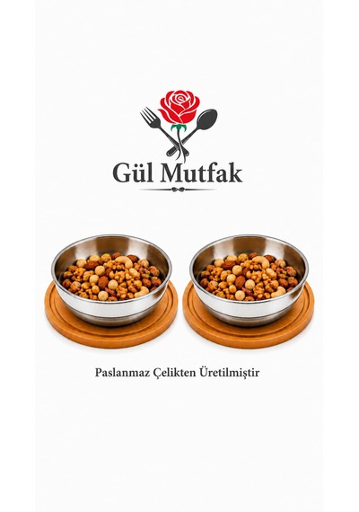 Dondurma Ve Çerez Kasesi Sunumluk Çok Amaçlı 10 Cm Paslanmaz Çelik 18/10 gri