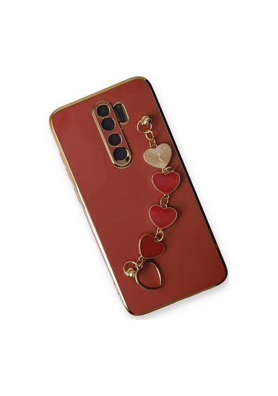 Gld-spt- Newface Xiaomi Redmi Note 8 Pro Kılıf Esila Silikon - Kırmızı