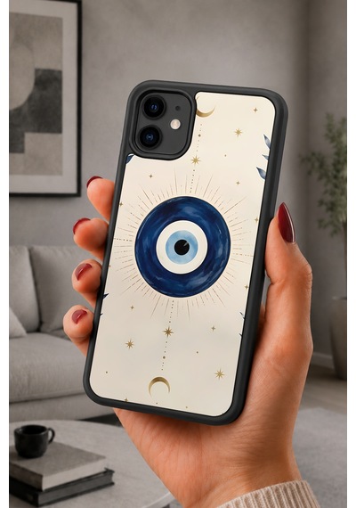İphone 11 Uyumlu Evileye Desenli Kamera Korumalı Darbelere Dayanıklı Kılıf 1246-evileye-iphone11