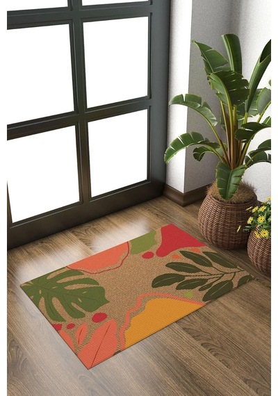 Decovetro Kapı Önü Halı Paspas Yaprak Desenli 40 X 60 Cm Genel