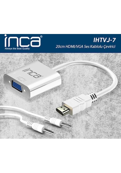 İnca HDMI/VGA CONVERTER (ÇEVİRİCİ)SES KABLOLU