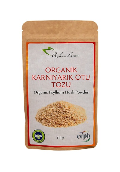Ayhan Ercan Organik Psyllium Husk Karnıyarık Otu Tozu 100 G