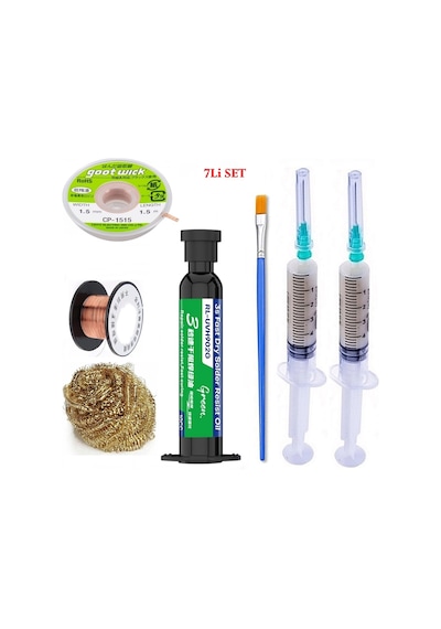 Relıfe Rl-uvh902g Uv Yeşil Jel Yol Kaplama Maskesi Ve Yardımcı Yedili Elektronik Kart Tamir Malzemeleri 1,5mm St06