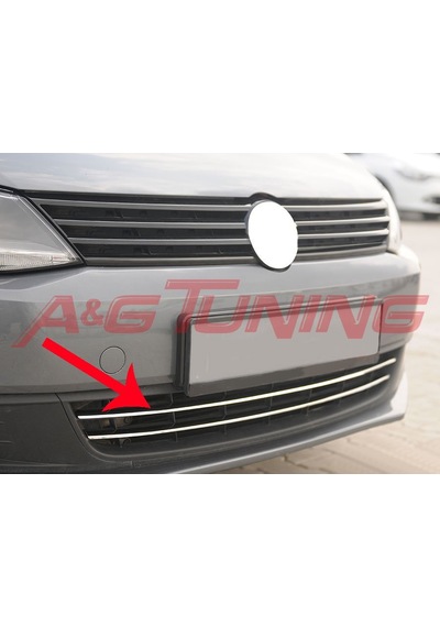 Vw Jetta Krom Ön Tampon Çitası 2 Prç 2011-2014 Arası Paslanmaz Çe N11.1187