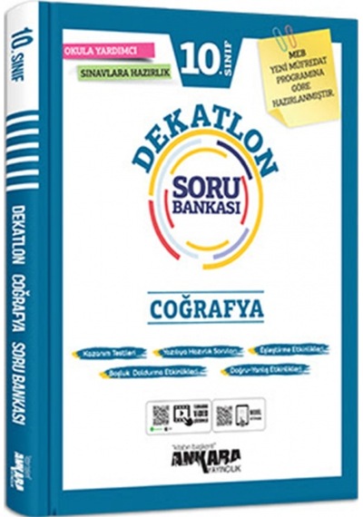 10. Sınıf Coğrafya Dekatlon Soru Bankası -  Ankara Yayıncılık