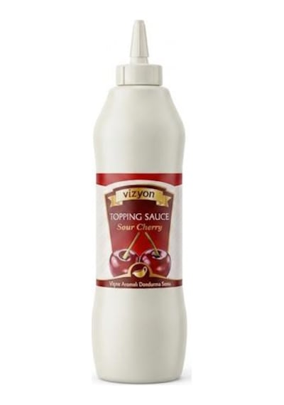 Vizyon Vişne Aromalı Dondurma Ve Toppıng Sos 1 Kg