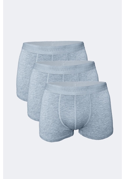 Malabadi Erkek Gri 3 Lü Paket Modal Kısa Boxer 011 Gri